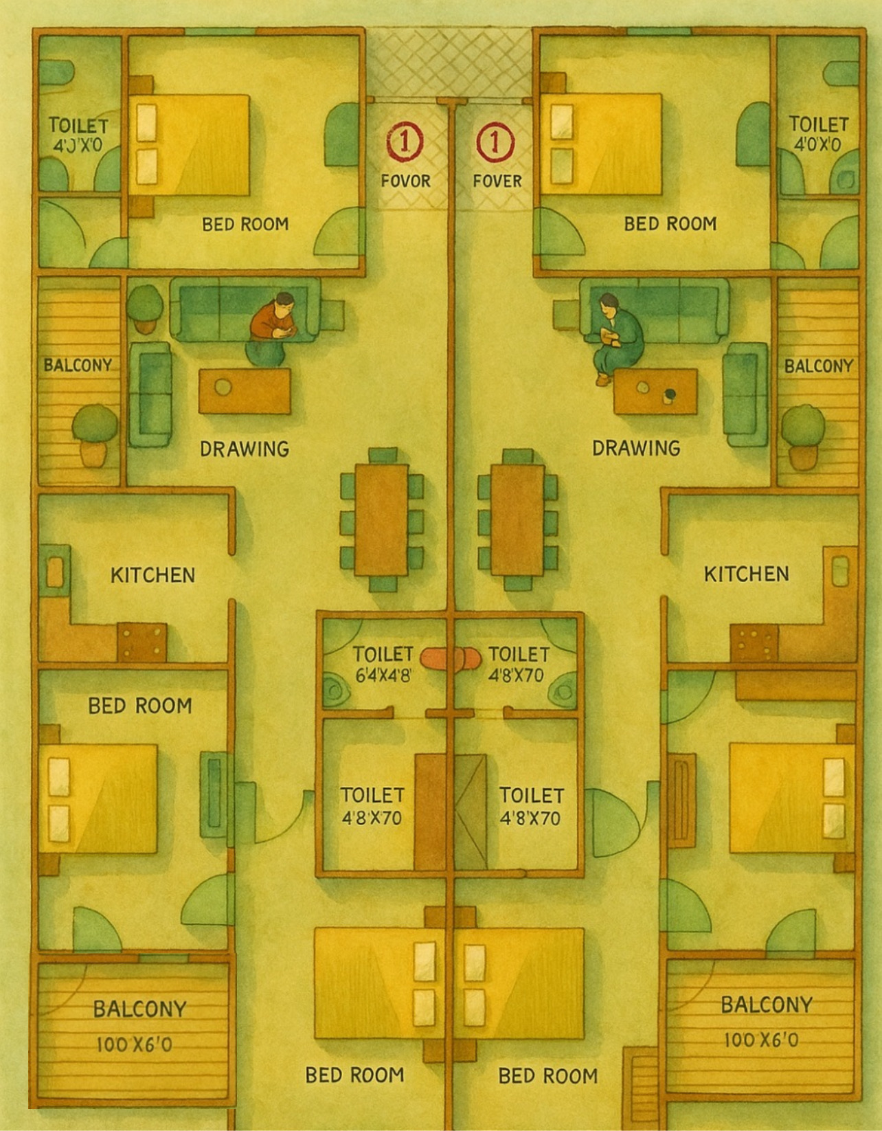 3 BHK House in Indore